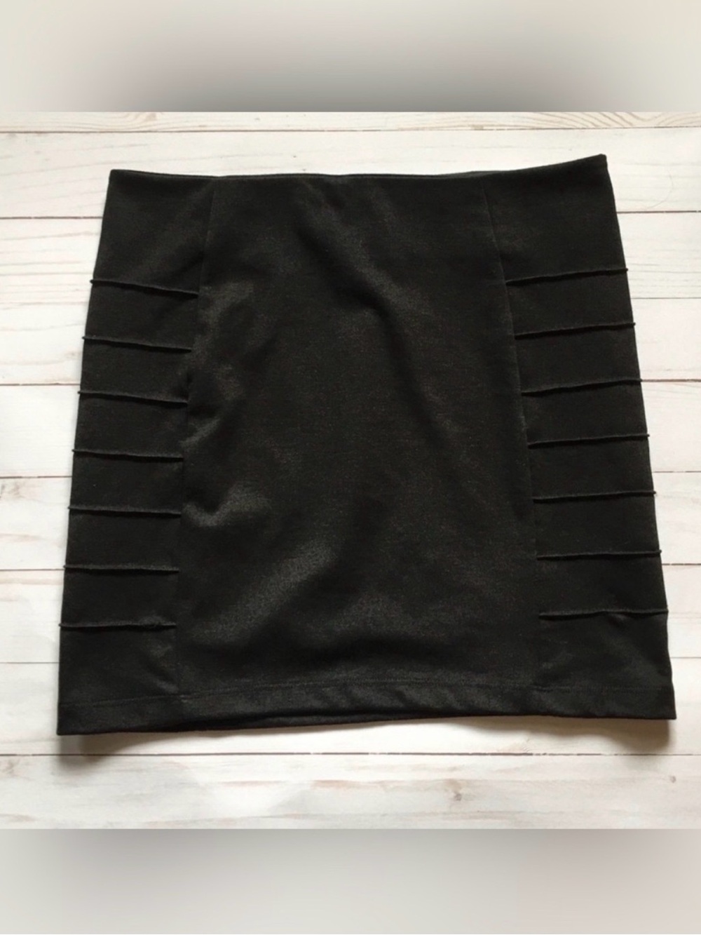 Black Bandage Mini Skirt with Side Panel Detailing